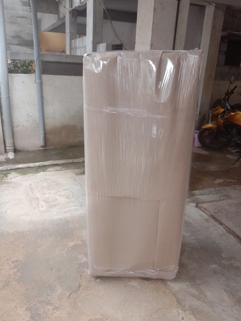 Single package securely wrapped for individual parcel delivery